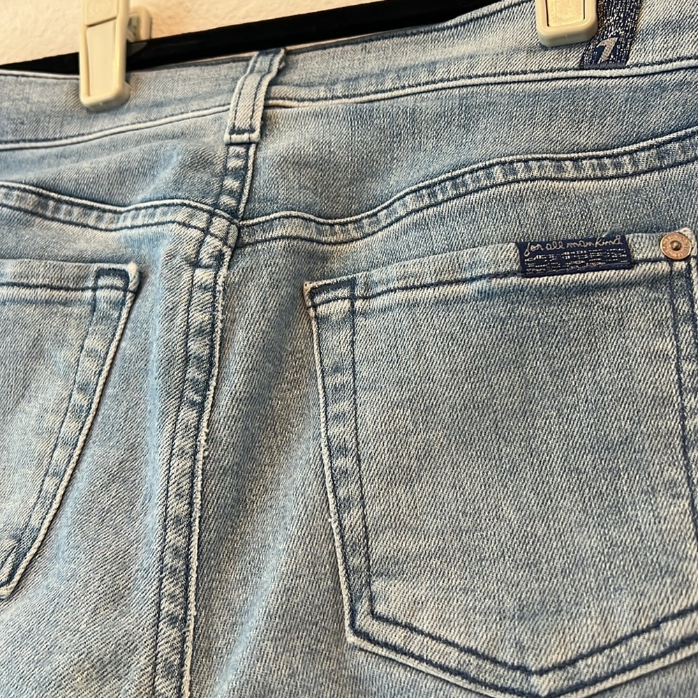 7 For All Mankind Roxanne Ankle Shadow Seam Jeans - Picture 9 of 13